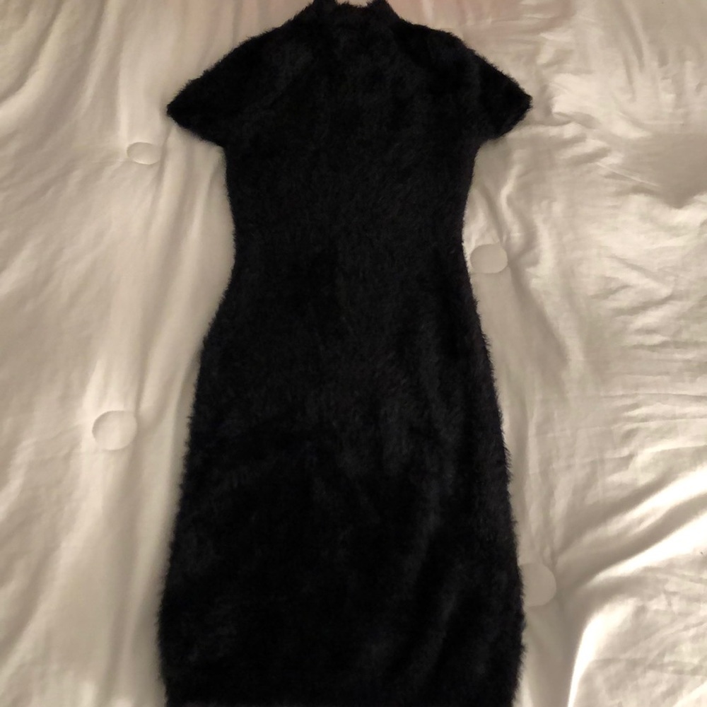 Black Furry Dress